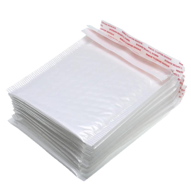 Hot Sale 50 PCS/Lot Different Specifications White Foam Envelope Bag Mailers Padded Shipping Envelope With Bubble Mailing Bag