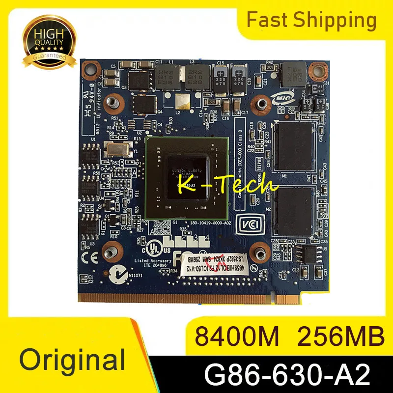 8400M GS 8400MGS G86-630-A2 G86-603-A2 DDR2 256MB Graphics Video Card for Acer Aspire 5520G 4520 7520G 7520 7720G Laptop