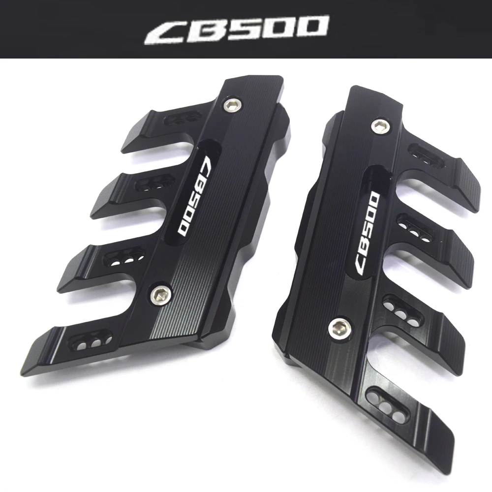 For CB500X CB500F CB500 Universal Motorcycle Mudguard Side Protection Mount Shock Absorber Front Fender Cover Anti-fall Slider