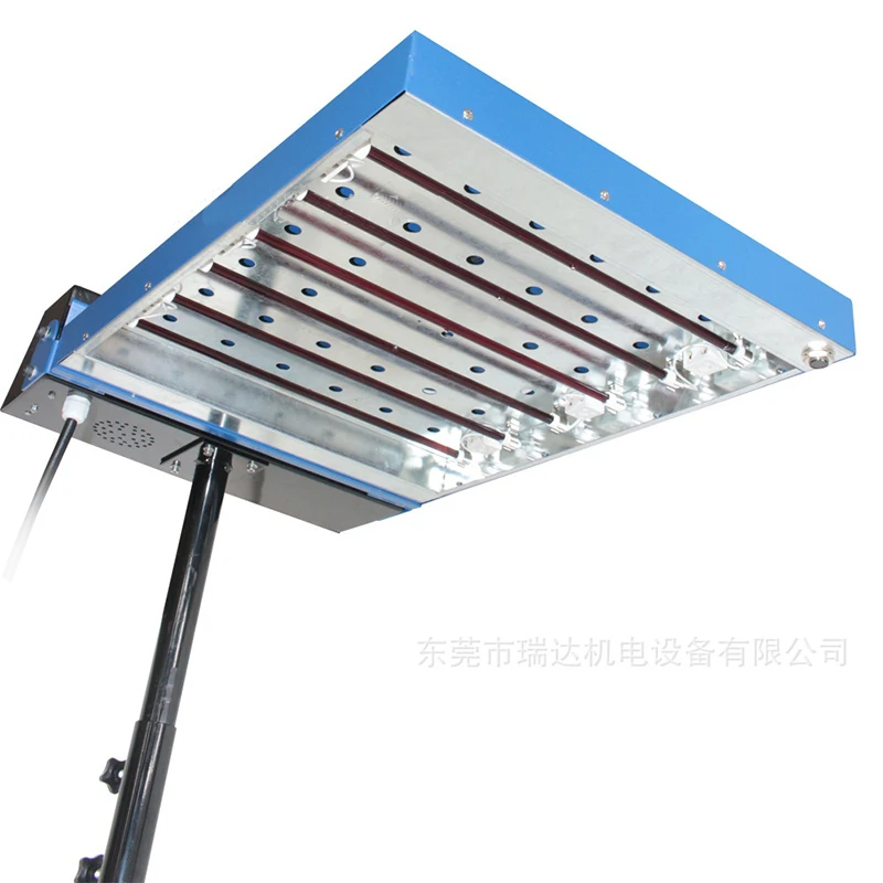 ND606 Clothing Screen Printing Dryer Automatic Infrared Flash Dryer Mobile Oven Dryer Drying Area 500*600mm 220V