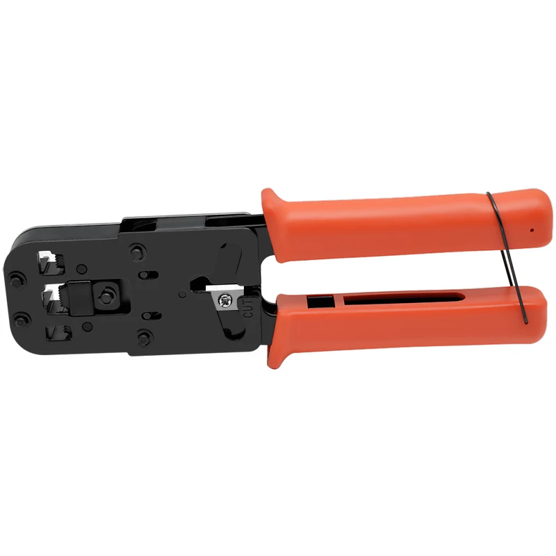 RJ45 Crimp Werkzeug, 3-In einem Rj11 Rj12 RJ9 Crimper für Crimpen RJ-45 Anschlüsse, telefon Kristall Kopf, Geschnitten und Streifen Kabel