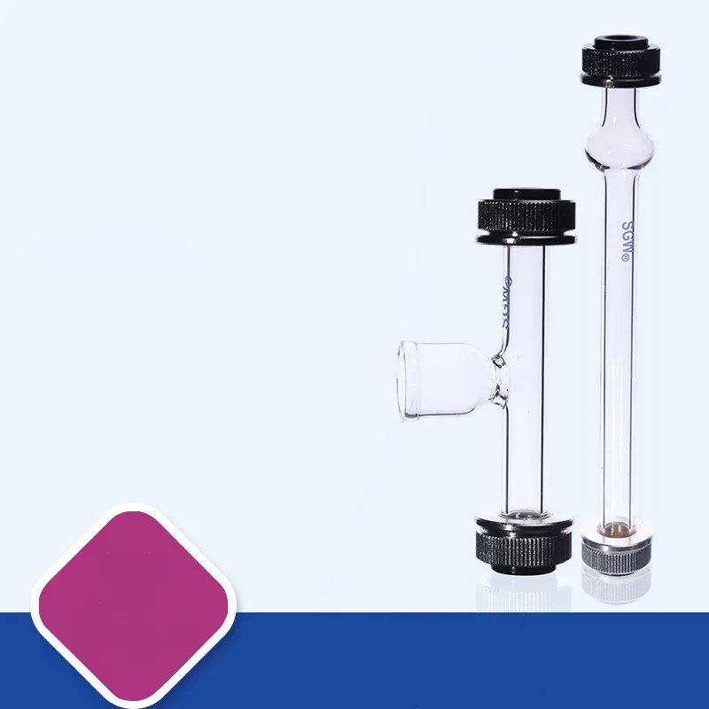 High Quality Optical Rotation Test Tube 100mm Bubble Optical Rotation Tube 20cm Funnel Optical Rotation Instrument Sample Tube