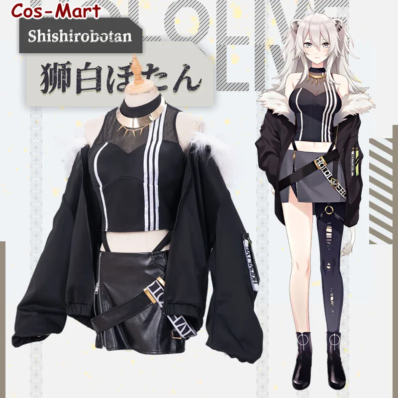 Cos-Mart Anime VTuber Hololive Shishiro Botan Cosplay Costume The Original Daily Wear Uniforms Activity Party Role Play Clothing