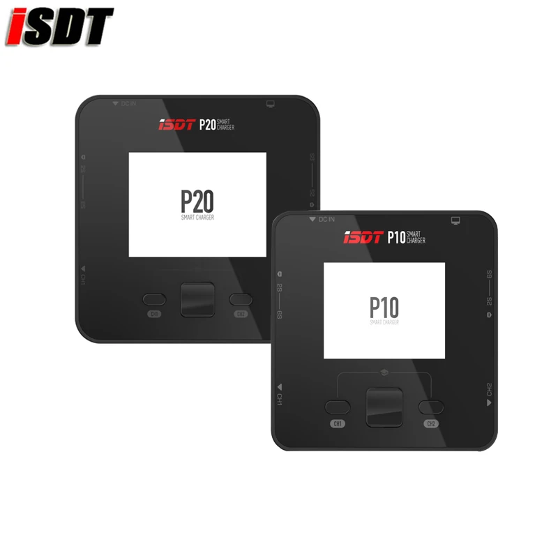 

Зарядное устройство ISDT P10, P20, 250WX2, 10AX2, 500WX2, 20AX2, Двухканальное, для литий-полимерных аккумуляторов Rc 1-6S 1-8S