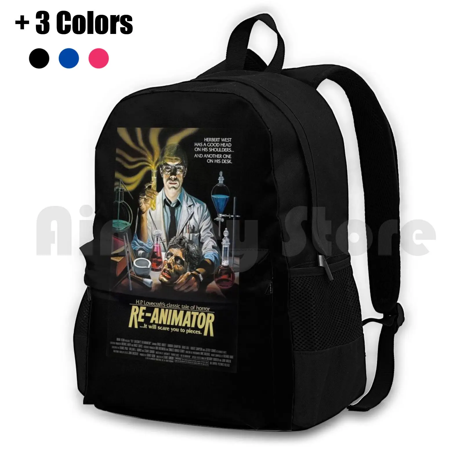 Re-Animator Outdoor Hiking Backpack Riding Climbing Sports Bag Horror Scary Horror Scary Movies