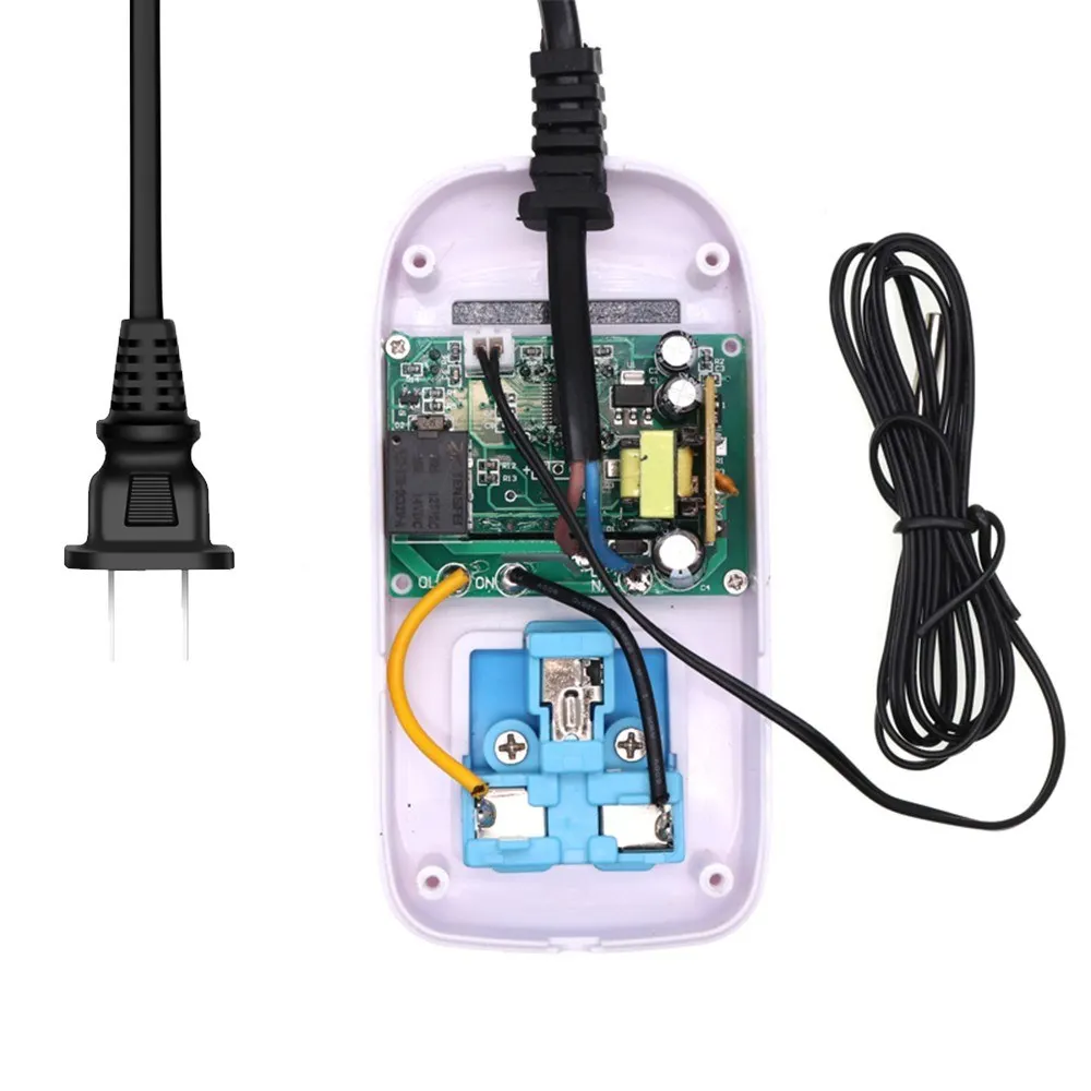 LED Thermometer Temperature Controller Digital  Switch With Probe for Reptiles Brewing Seedling Aquarium Incubation EU Standard