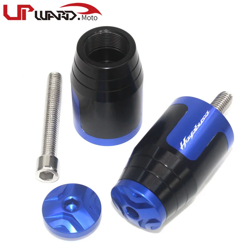 Motorcycle Accessories 7/8\'\' 22MM Handlebar Grips Handle Bar Cap End Plugs Fit For HAYABUSA/GSXR1300 GSXR 1300 2008 -2016