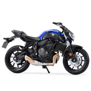 Maisto 1:18 2018 yamaha mt07 estática die cast veículos colecionáveis passatempos modelo de motocicleta brinquedos 6 principais vendas pneu moto xj6 - №4