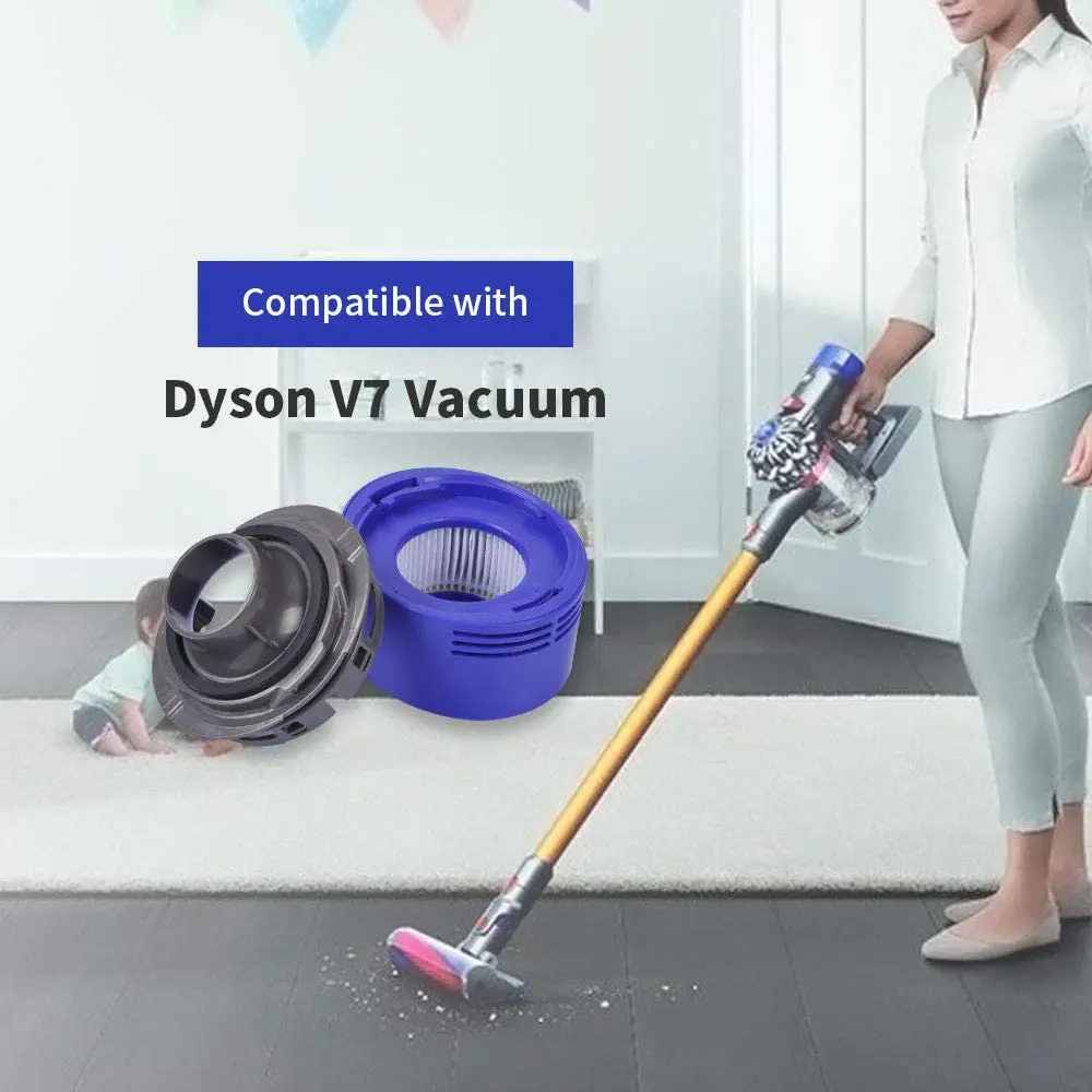 Substituição da tampa do motor para Dyson, Filtro HEPA, Compatível com Dyson V7