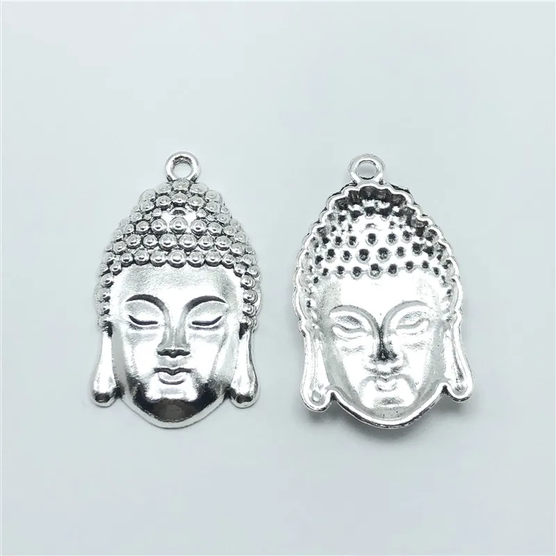 2pcs Indian Religious Buddha Statue Charm pendant DIY handmade Necklace bracelet Accessories Belief for jewelry findings