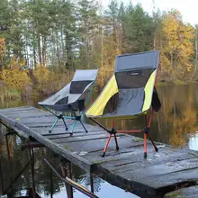 Moon-Shaped Portable Folding Chair #3