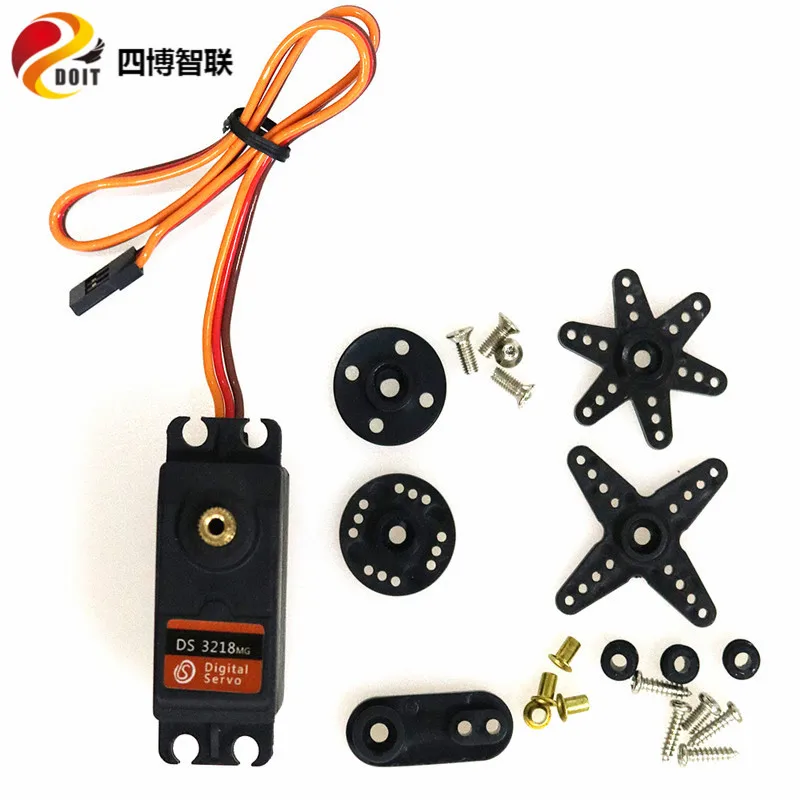 SZDOIT DS3218 Digital Servo With Metal Gear Steering Wheel 270 Degree High Torque Servo Motor for RC Robot Parts