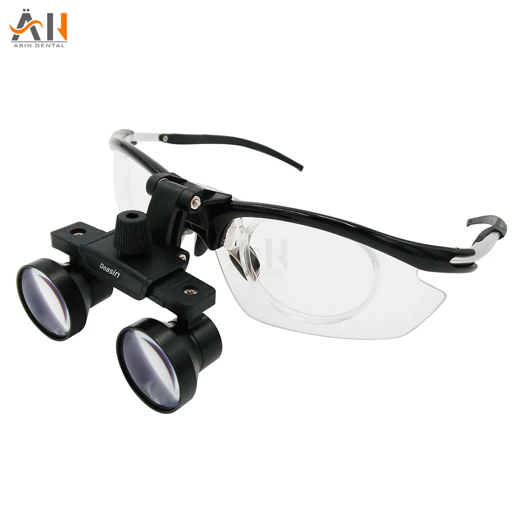 New Adjustable magnification from 2.5x to 3.5x Dental Loupes Magnifier with Surgical Magnifying Glasses