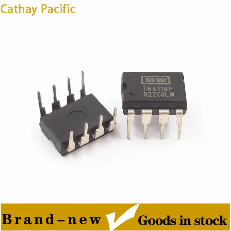 10 INA118P INA118 DIP-8 Pçs/lote Novo original IC chip