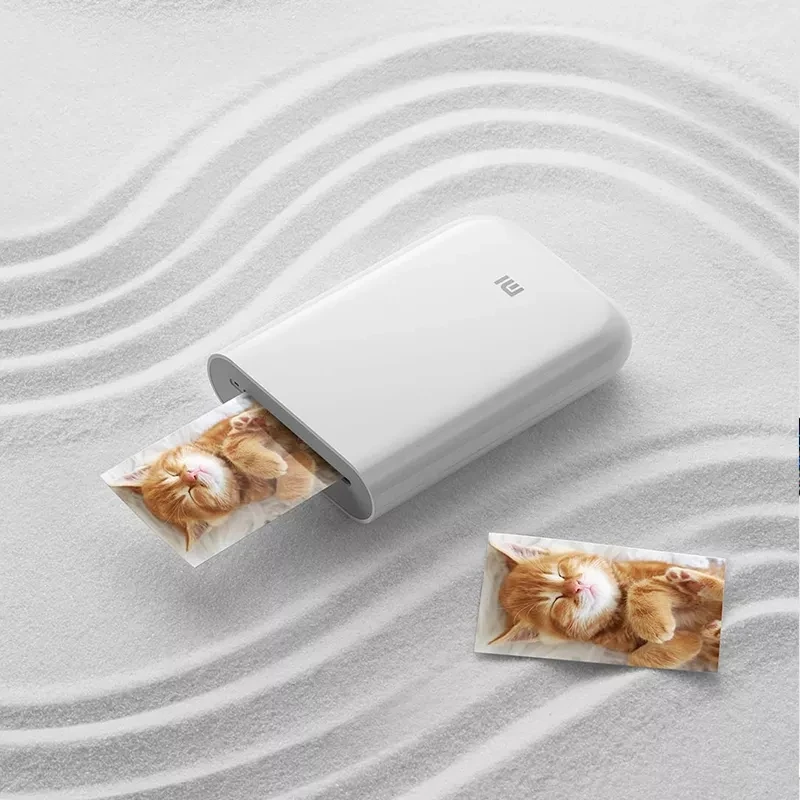 Xiaomi ar impressora versão global, 300dpi, portátil, mini bolso para fotos, papel de impressão de fotos