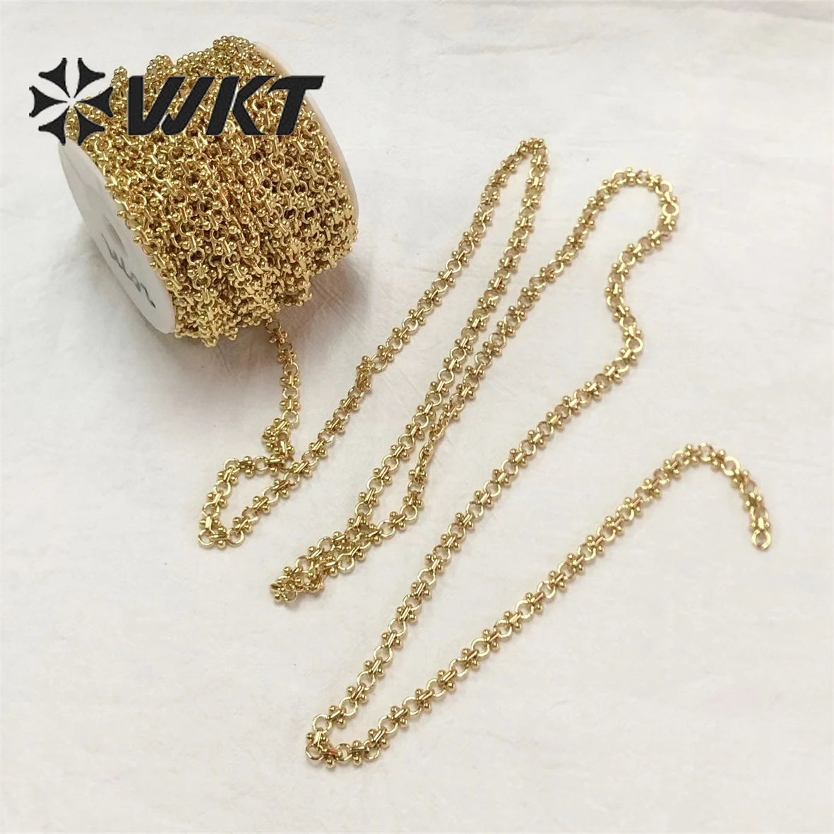 WT-BC180 Noble And Elegant Jewelry With Yellow Brass With 18K Real Gold Plated Necklace Chain So Lovely  For Lady As A Aift