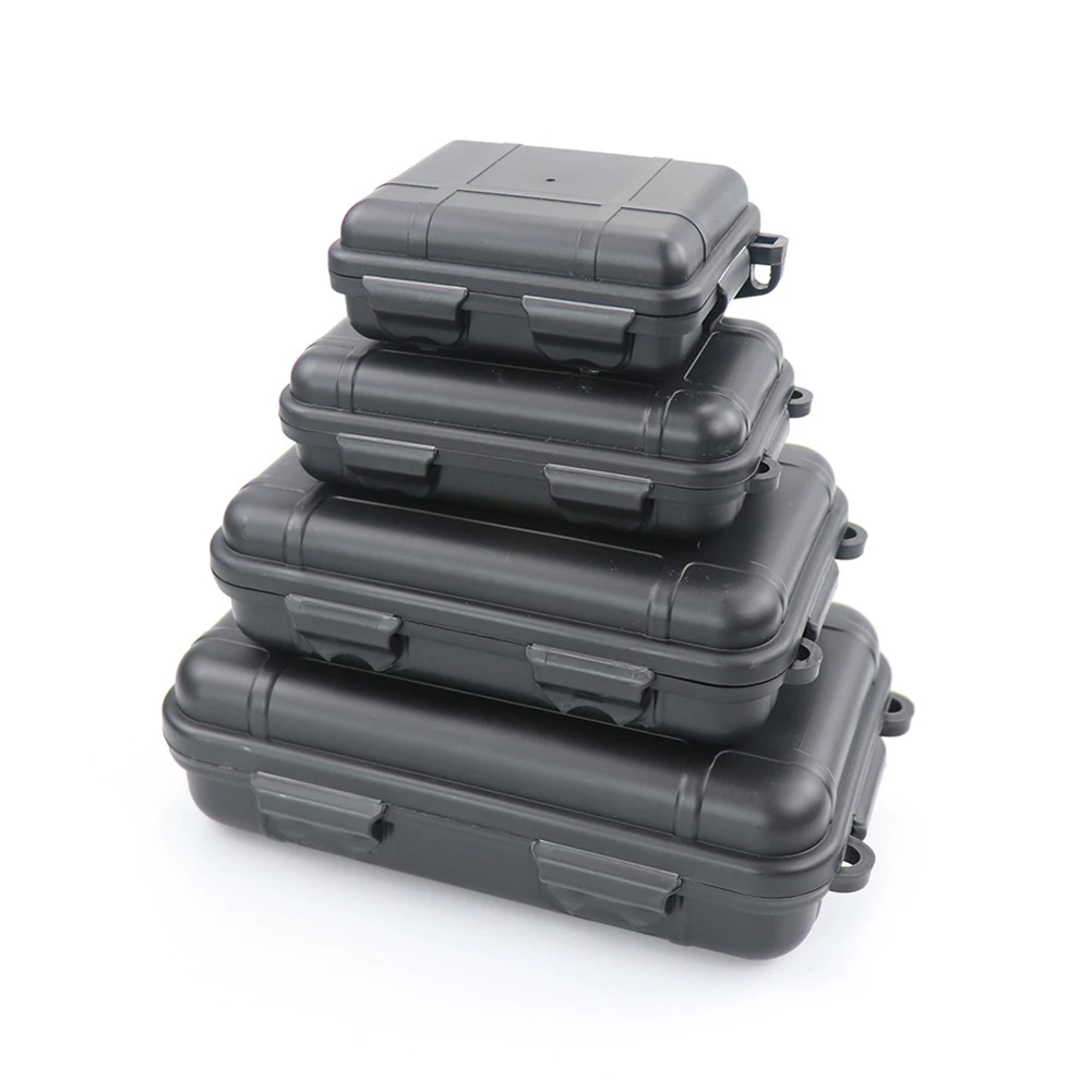 Outdoor Plastic Waterproof Airtight Survival Sealed Box Dustproof Shockproof EDC Tools Storage Container Case Travel Storage Box