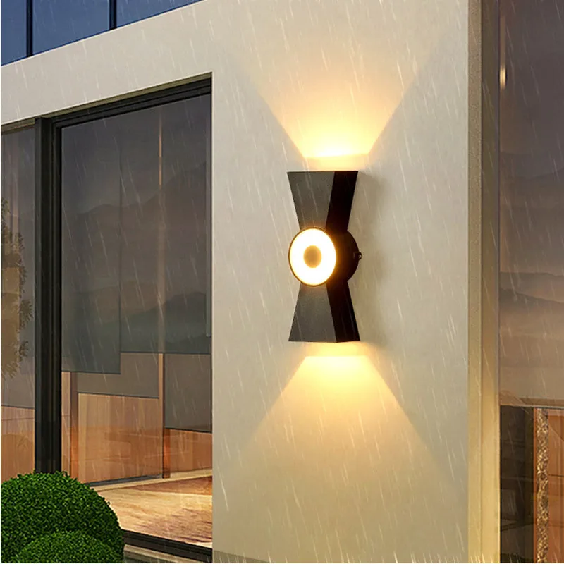 

IP65 Waterproof 12W outdoor Led Wall Lamp modern Aluminum Surface Mounted Cube Led Garden Porch Light бра