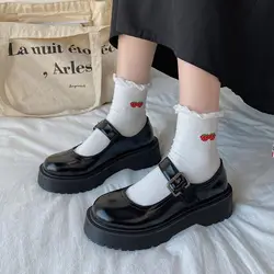 School Student Shoes University New Girls' Sweet Lolita Shoes JK Uniform Shoes Mary Jane Shoes Low Heel Women's Lolita Sneakers