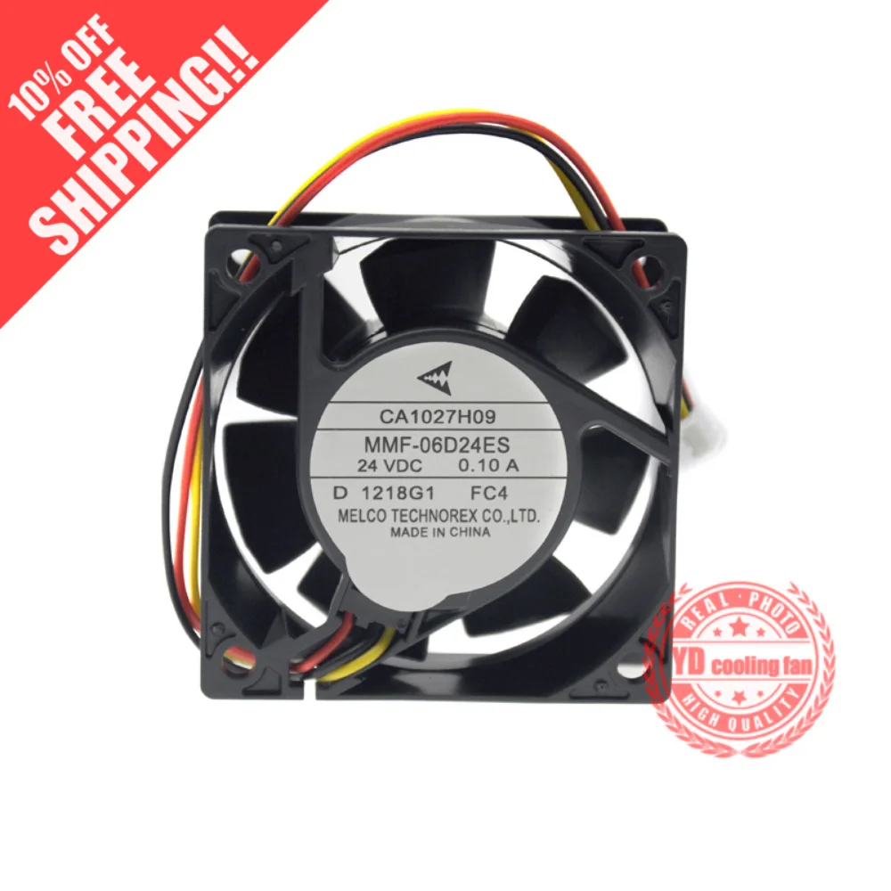 NEW MELCO FOR Mitsubishi servo E500 frequency CA1027H09 MMF-06D24ES-FC4 cooling fan