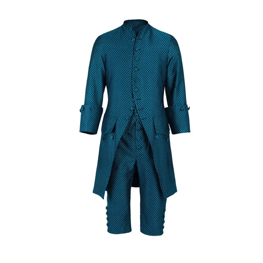 

18th Century Marie Antoinette Ball Gown Suit British Mens Breeches Vest Pants Outfit Adult Elegant Gentleman's Day Suit