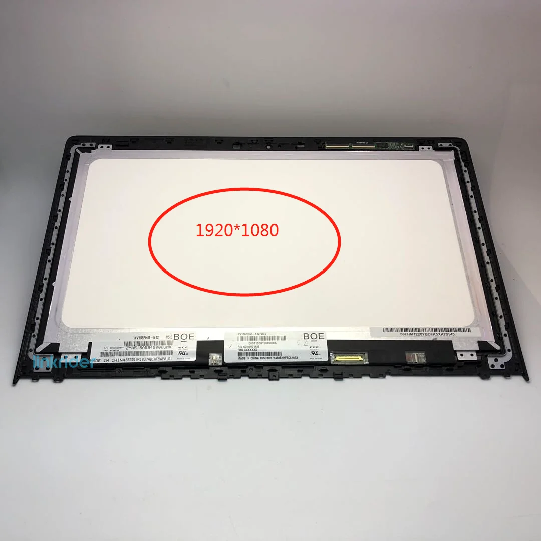 5D10H71488  Apply To LEN Y700-15 15.6'' FHD LCD LED Touch Screen Digitizer Assembly