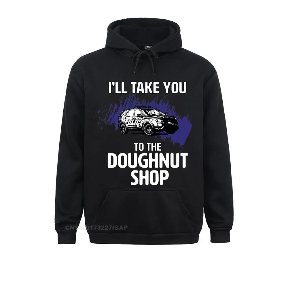 Police Officer Uniform Doughnut Shop Funny Gift Cop Premium Hoodie Fashion Print Hoodies Sweatshirts for Male Vintage Hoods