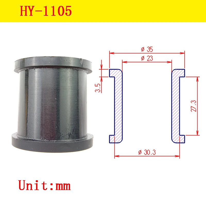 Silicone Rubber Protection Ring Coil Connectors Grooved Washer Through Hole Silicone Plug Rubber Stopper gasket 30mm