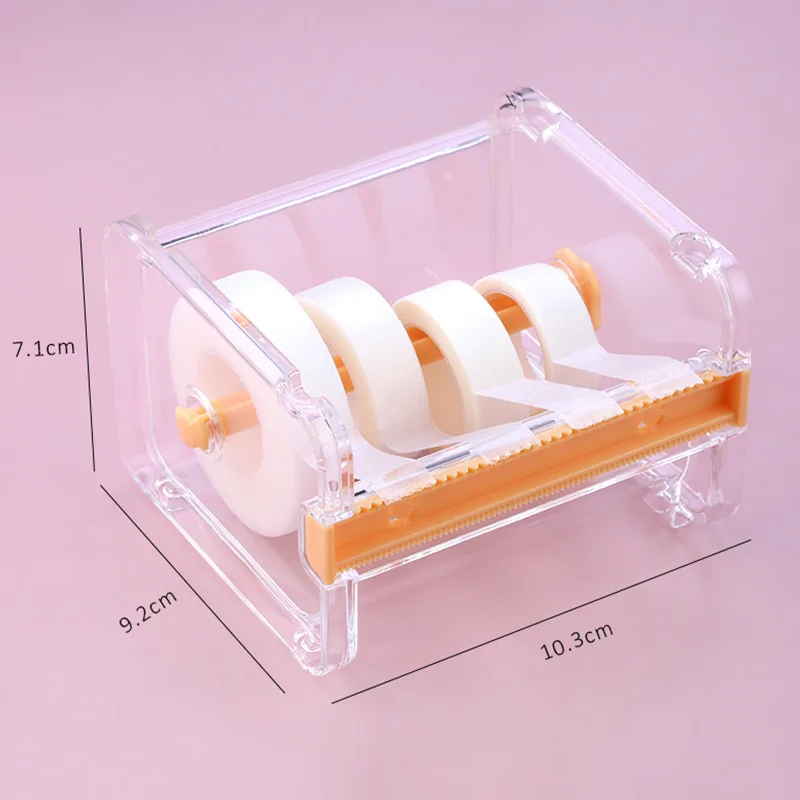 Eyelash Extension Tape Transparent Storage Cutter Colors Tapes Cutter Split Grafting Eyelashes Medical Tape Makeup Tools