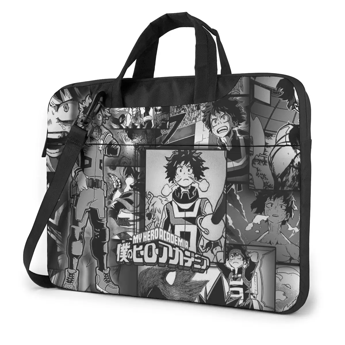 My Hero Academia Laptop Bag Case Protective Vintage Computer Bag Bicycle Crossbody Laptop Pouch