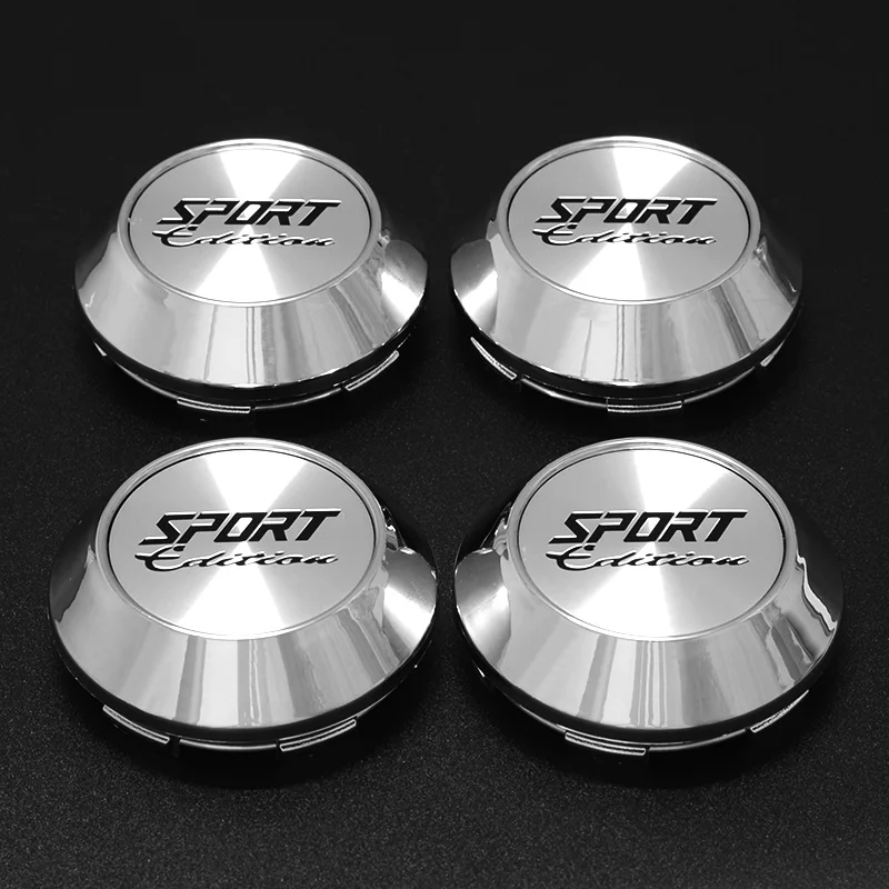 4pcs 68mm SPORT Edition Logo Car Emblem Badge Car Wheel Center Caps Auto Wheel Rim Hub Cap Cover