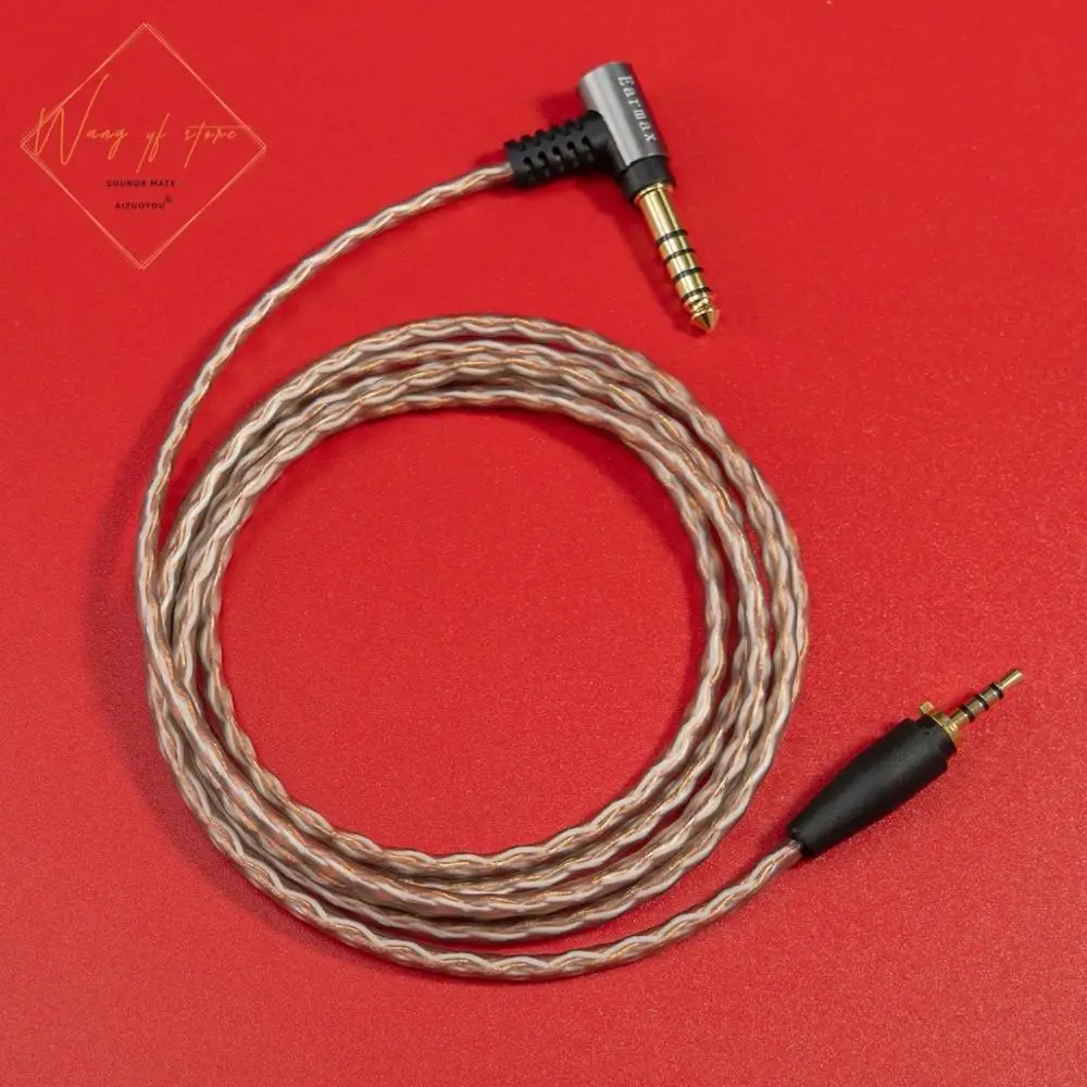 

6N Hifi Balanced Audio Cable For Sennheiser Urbanite XL On Over Ear Headset 6N OCC 99.99997% 4.4mm 2.5mm 3.5mm Gold Plated Plugs