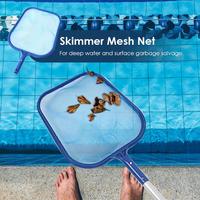 Pool Cleaning Net Skimmer Net Swimming Pool Cleaning Leaf Skimmer Mesh Frame Net Professional Cleaning Accessories for Pool