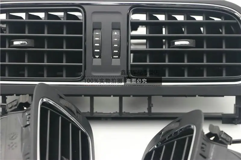 For Polo 2014-2018 Air outlet of central air conditioner High configuration Matte matte black