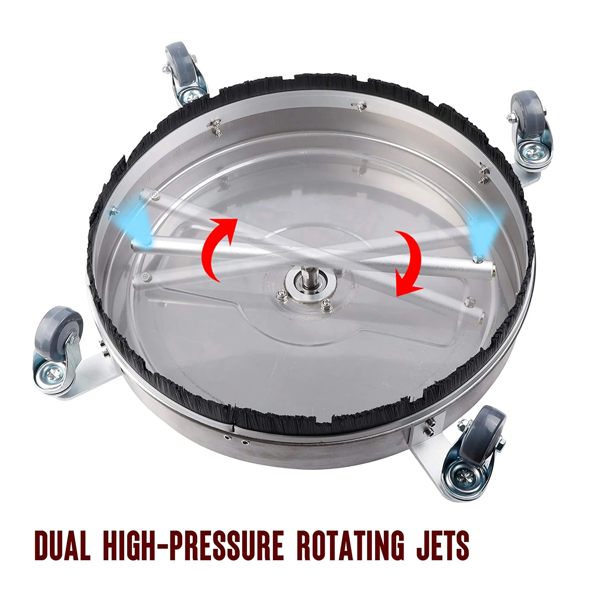 20 بوصة المحمولة المياه منظف الضغط العالي منظف الأسطح للشرفات الممرات الطوابق الأرصفة غسالة الضغط 4000PSI