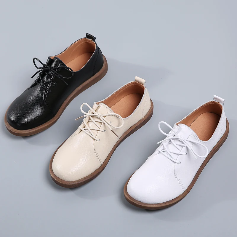 

2020 Summer Big Size Microfiber PU Flat Shoes Square Toe Comfortable Casual Ballet Women Shoes Patent Leather Platform Shoes