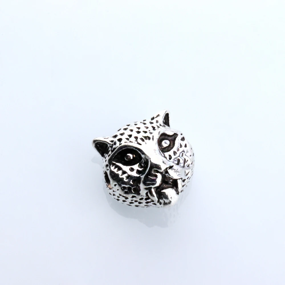 10pcs Six  Color Flower leopard Bead Spacer Bead Charms For Diy Beaded Bracelets Jewelry Handmade Making 12*10*2mm