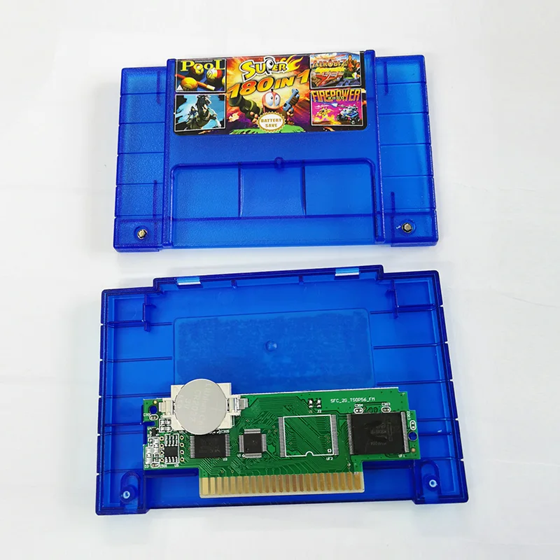 Super 180 in 1 Video Game For Snes Cartridge 16 BIT - NTSC US - Super NES - With Fast Shipping