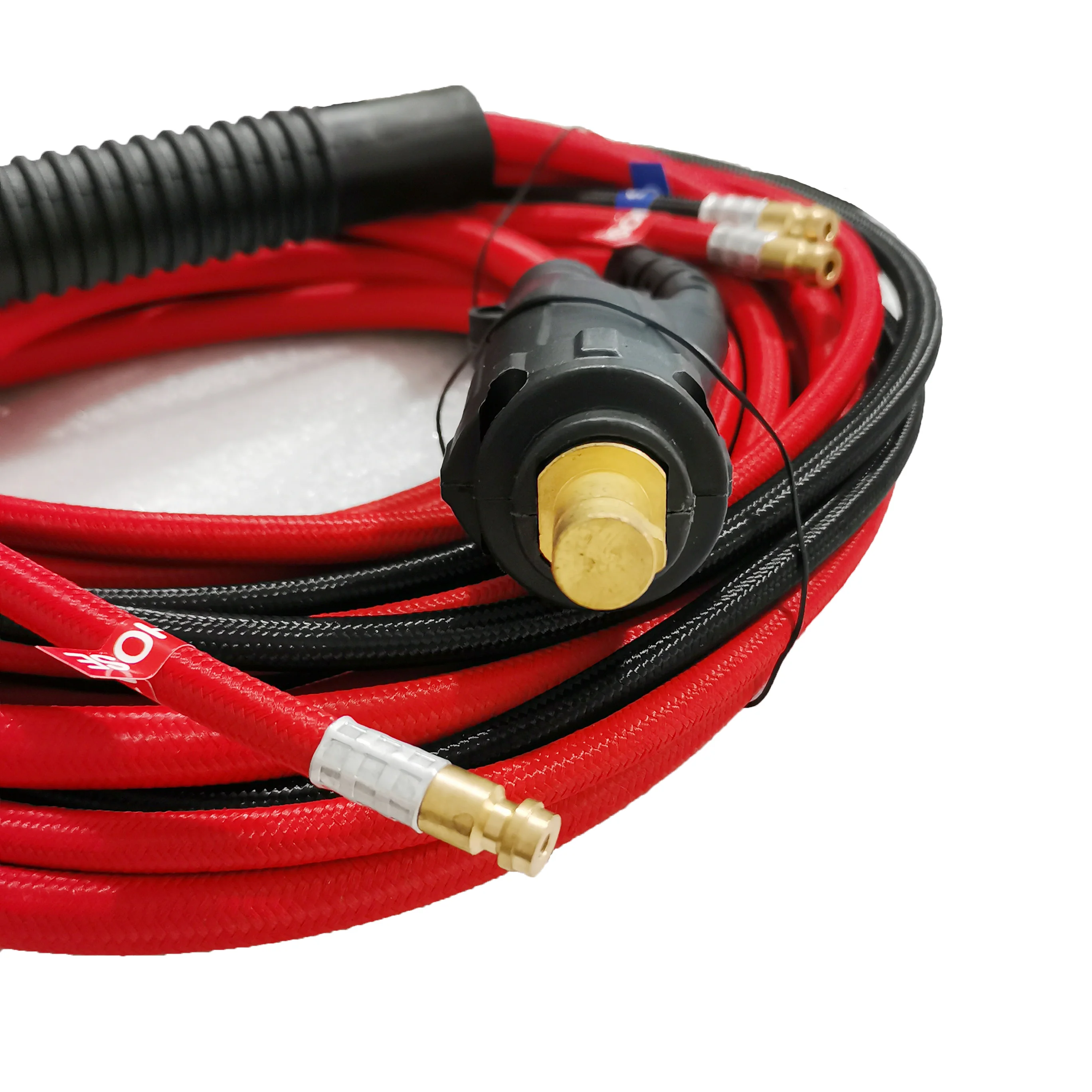 Imagem -05 - Euro Water Gás Nut Quick Connector Cabeça Preta com Cabo Macio Vermelho 4m Comprimento 3570 Wp18f