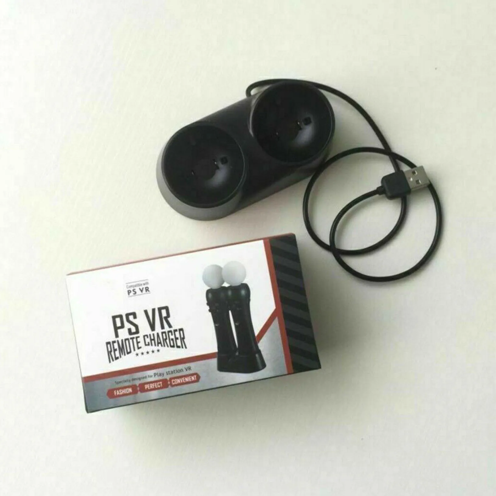 1x doca de carregador duplo para ps4 vr controlador de movimento de playstation controlador de movimento