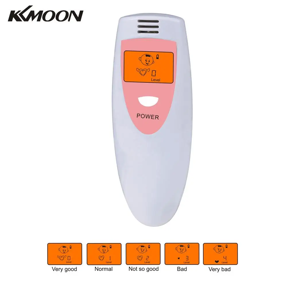 KKMOON Portable Bad Breath Gas Detector Analyzer Oral Hygiene Condition Tester Mouth Internal Odor Air Quality Monitor Tools