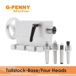 NEW!!! Single Sale Tailstock Movable Optional Base / Four Heads Tailstock work with Rotary/ A/4th Axis For CNC Engravin Machine