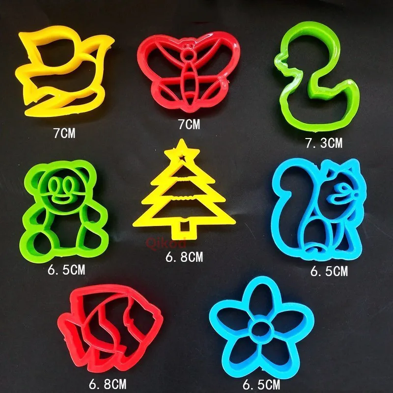 Children DIY Slime Light Clay Flower Animal Letter Number Modl Tool Plasticine Modeling Plastic Sculpture Play Dough Toy for Kid