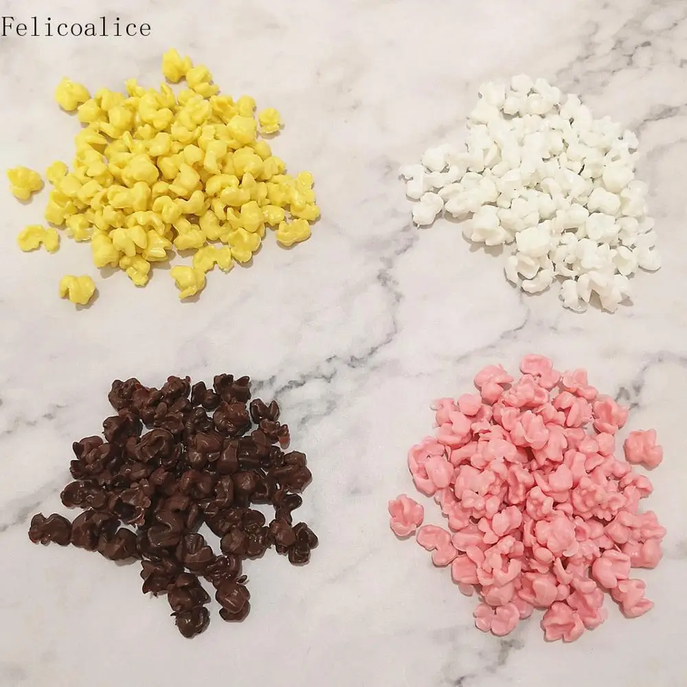 20g Popcorn Modeling Crystal Mud Filling Clay Epoxy Material Enclosure Irregular Slime Charm DIY Filling Accessories