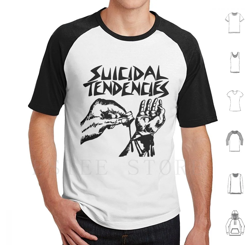 Black Blood Hand Suicidal Band Tendencies Fight On T Shirt Print Cotton Suicidal Tendencies Suicidal Tendencies Band Suicidal