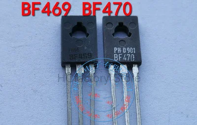 Original 10pcs BF469 BF470 TO-126 (5PCS* BF469 +5PCS* BF470 ) TO126 NPN Transistor F649 F470 TO126 Wholesale distribution list