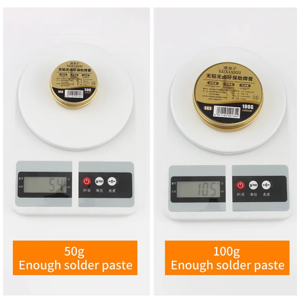 LUXIANZI Bleifreie Lötflussmittel-Lötpaste für PCB-IC-Teile, BGA-CPU-Reparatur, Nacharbeitswerkzeuge, SGS, hochwertiges Schweißgel