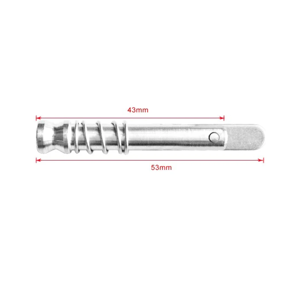 2pcs Silver Metal Quick Release Pin Deck Hinge Hardware Fitting Parts For Boat Marine Yatchs Ships