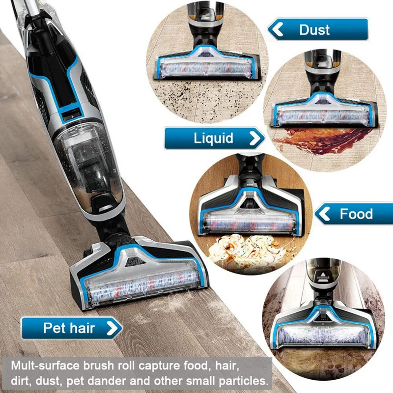 مكنسة كهربائية أجزاء مربعة فلتر Hepa متعدد الأسطح فرشاة لفة L & تصفية ل bissale Crosswave 1785Q 1785F 1785B