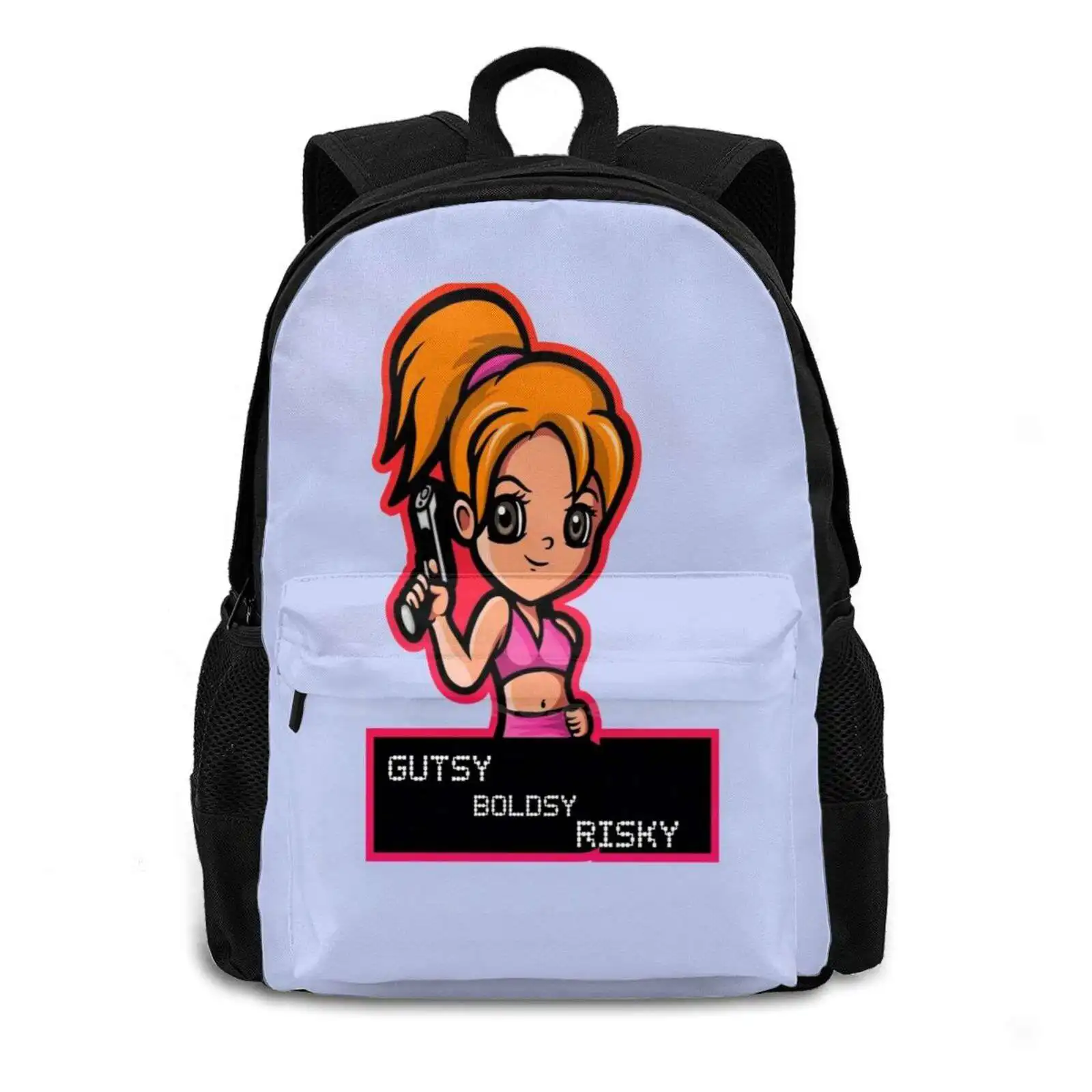 Gutsy Boldsy Risky Hot Sale Schoolbag Backpack Fashion Bags Eml Digital Artworks Eml Somewhere In Time Collection Risky